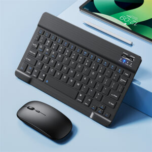 Bluetooth Wireless Keyboard Compatible For Ipad Air Pro 11 Android Ios Windows Phone Tablet black