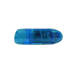 Multi-function Usb 2.0 SD Card Reader Transparent Small Mini Card Reader Smart Memory Card Reader Blue