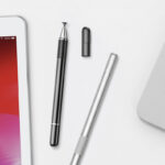 Universal Stylus Pen Multifunction Screen Touch Pen Capacitive Touch Pen for iPad iPhone Samsung Xiaomi Huawei Tablet Pen Silver