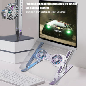 Laptop Stand with Cooling Fan Tablet Bracket Notebook Holder Accessories