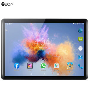 BDF 10.1 inch S10 MTK 6580 Quad Core Tablet PC 3G / 4G Call Tablet 5000mAh Battery blue_Leather case-European regulations