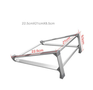 Laptop Stand Aluminum Alloy Laptop Bracket Multi-function Bracket  silver