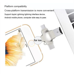 4 In 1 Card Reader Micro Card Adapter Usb 3.0 Micro Sd To Usb Card Reader Otg Adapter For Iphone