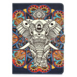 For iPad Pro 11 Laptop Protective Case Smart Stay Color Painted PU Cover with Front Snap Graffiti