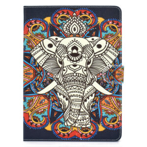 For iPad Pro 11 Laptop Protective Case Smart Stay Color Painted PU Cover with Front Snap Graffiti