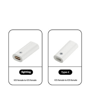 Type-c Mini Adapter Portable Usb C To Compatible For Ios Converter Conversion Head For Stylus Pencil Lighting to lighting female