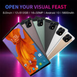 P80 Tablet Computer 1GB+16GB Eight-core CPU Dual SIM Card Dual Standby Tablet PC Silver (US Plug)