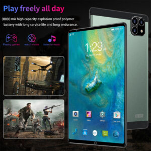 8 inch MTK6592 Octa-core Smart Tablet 1GB RAM 16GB ROM HD Display 3000mAh Ultra-thin Black