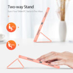 Solid Color Protective Case Tablet Case Cover With Pen Tray For Ipad Pro 12.9 2021 Royal blue