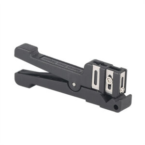 Fiber Optic Stripper Fiberglass Jacket Sheath Stripper Tool Adjustable Blades Cutter Slitter For CB Antenna Cables gray 45-162