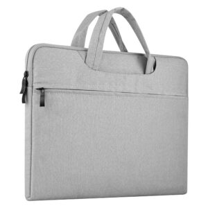 Portable Storage Bag Oxford Cloth Laptop Bag Waterproof Protective Storage Bag light grey_13.3 inches