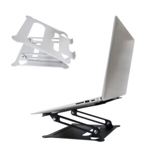 Adjustable Folding Laptops  Stand Aluminum Bracket Notebook Support Portable Riser Accessories Holder Rose gold