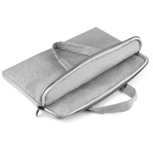 Portable Storage Bag Oxford Cloth Laptop Bag Waterproof Protective Storage Bag light grey_15.6 inches