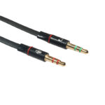 3.5mm Earphone Adapter Headphone Splitter Audio Female To 2 Male Jack 3.5 Mic Y Splitter Headset Black