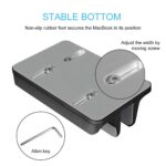 Vertical Laptop Stand Desktop Stand Adjustable Laptop Holder for MacBook Pro/Air Microsoft Surface black