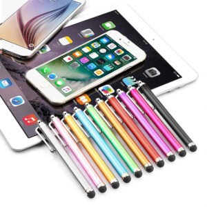 Universal Aluminum Alloy Touch  Pen Metal Touch Screen Pen Stylus Pens Capacitive Screen Pen With Clip For Tablet Mobile Phone black