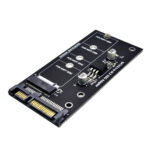 Stable Performance Sata3 To M2 Ngff Adapter Card Key B-m Ssd Solid State Drive To 6g Interface Conversion Card Support 30/42/60/80mm black