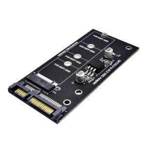 Stable Performance Sata3 To M2 Ngff Adapter  Card Key B-m Ssd Solid State Drive To 6g Interface Conversion Card Support 30/42/60/80mm black
