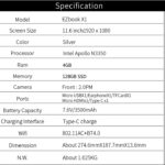 11.6 inch IPS Multi Touch Display laptop Apollo Lake N3350 notebook Jumper EZbook X1 ultrabook 4GB DDR4 64GB eMMC 64GB SSD Metal Silver_European regulations