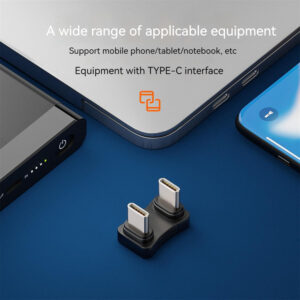 Type-c Male to Male U-shaped Data Adapter Data Transmission Charging 2.0
