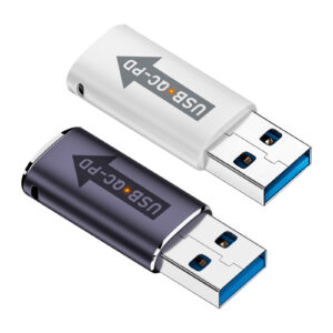 USB A To USB C 10Gbps Adapter USB A Male To USB Type C Female Adapter Fast Charging QC4.0/3.0/2.0 Power To PD Fast Charge Type-C Port