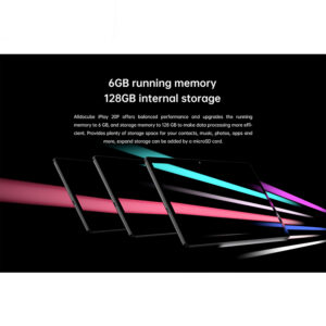 10.1-inch Full Hd Ips Screen Cube Iplay20 Tablet Pc 6gb+128gb Storage Helio P60 Octa-core Processor 6000mah Large Battery Tablet Black standard with U.S. plug