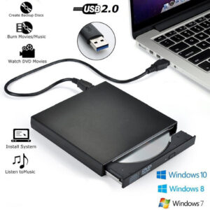 USB External Dvd Cd Rw Disc Burner Combo Drive Reader