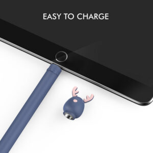 Capacitor Pen Case Cute Cartoon Soft Silicone Protective Cover Compatible For Ipencil