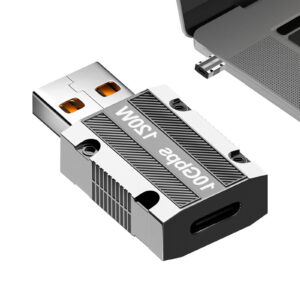 Type-c To Usb Adapter Connector 120w Fast Charging 10gbps Transmission Converter For Hubs Tablets Phones type-c female to USB male