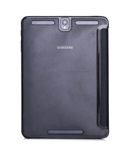 For Samsung tab S3 9.7 inch T820/T825 PU Leather Protective Case with Pen Bandage Sleep Function black