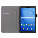 For Samsung tab A2 T590/T595 10.5 inch PU Leather Protective Case with Hand Support Card Slot Sleep Function black_Samsung tab A2 T590/T595 10.5 inch