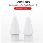 Pencil Nib Smooth Stylus Spare Replacement Tip For  iPad Pencil 1st And 2nd Generation black