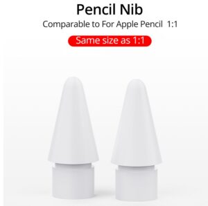 Pencil Nib Smooth Stylus Spare Replacement Tip For  iPad Pencil 1st And 2nd Generation black