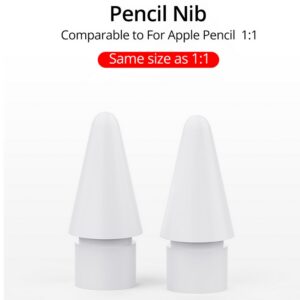Pencil Nib Smooth Stylus Spare Replacement Tip For  iPad Pencil 1st And 2nd Generation black
