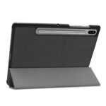For Sumsung S6 TAB S6 10.5Inch T860 Fall Resistant 3Folding Smart Stay Laptop Protective Case Red wine_TAB S6 2019 T860