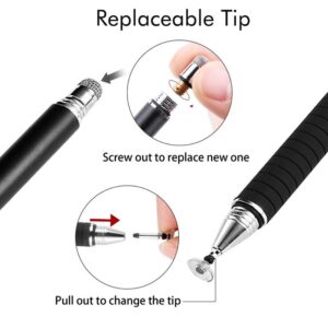 Stylus Touch Screen Pen for iPad iPhone XS XR MAX Huawei Xiaomi black
