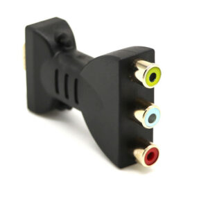 Hdmi-compatible To RCA Converter AV/RGB/RC Video Box HD Converter Adapter Black