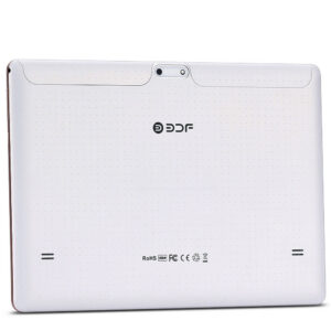 BDF 10inch 3G Phone Call Tablet PC Android 7.0 4G+64G Dual SIM Card WiFi Bluetooth Plastic Back Laptop EU Plug Gold_4GB+64GB
