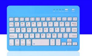 Slim Portable Mini Wireless Bluetooth Keyboard for Tablet Laptop Smartphone iPad  7/8 inch gold