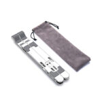 Laptop Stand Aluminum Alloy Computer Laptops Monitor Desktop Mount Portable Folding Laptop Holder Support D103 silver