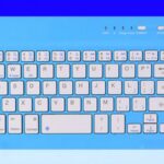 Slim Portable Mini Wireless Bluetooth Keyboard for Tablet Laptop Smartphone iPad  9.7/10.1 inch white