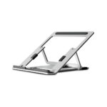 Multi Function Alluminum Alloy Portable Laptop Holder Folding Computer Riser Cooling  Cooling Holder black