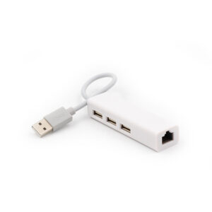 3 Usb  Port  Hub Rj-45 Lan Network Card Usb To Ethernet Adapter Cable USB interface