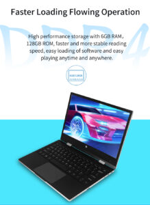 Original JUMPER Ezbook X1 6gb 128gb Laptop Intel Celeron Quad Core Notebook 360 Rotating Tablet 11.6 Inch 1920*1080 Touch Screen Computer 6+128G