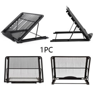 Multifunction Mesh Ventilated Adjustable Laptop Stand black