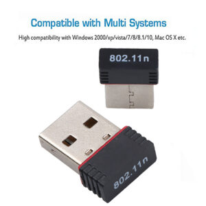 150m Usb Wifi Adapter Wireless 2.4g Network Card Mini Usb 2.0 Rtl8188 Wifi Dongle 802.11 N/g/b Lan Network Card black