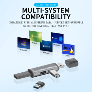 Usb 3.0 Hub Splitter 3-in-1 Computer Hub Extensions Multi-port Usb Adapter