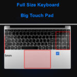 15.6"" Laptop Intel  E8000 4G RAM Student Laptop Ultrabook Win10 OS Notebook Computer 4 + 128G