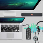 10 in 1 USB C Hub with Ethernet Adapter 4k 30hz HD Multimedia SD TF Card Reader