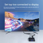 USB Powered HDMI-Compatible Male to Dp Female Converter Adapter Conversion Cable